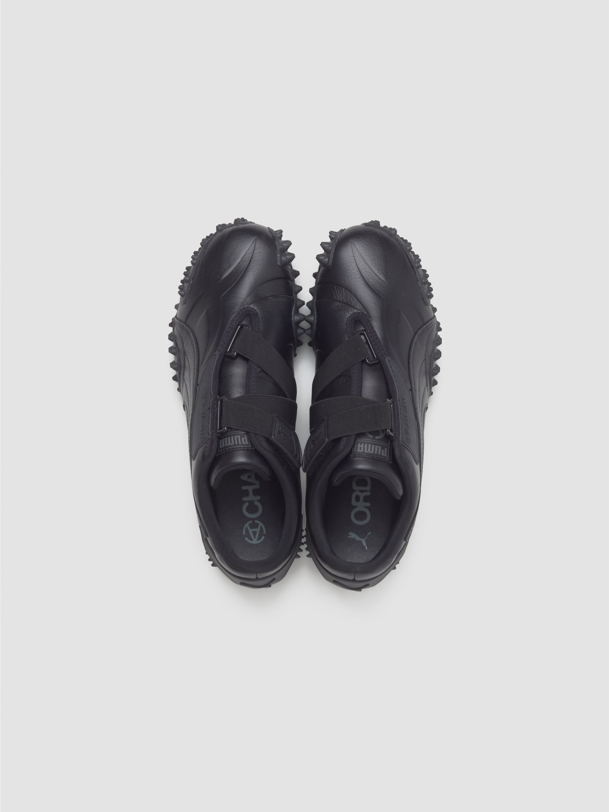 x Slam Jam Mostro Deboss Sneaker in Black