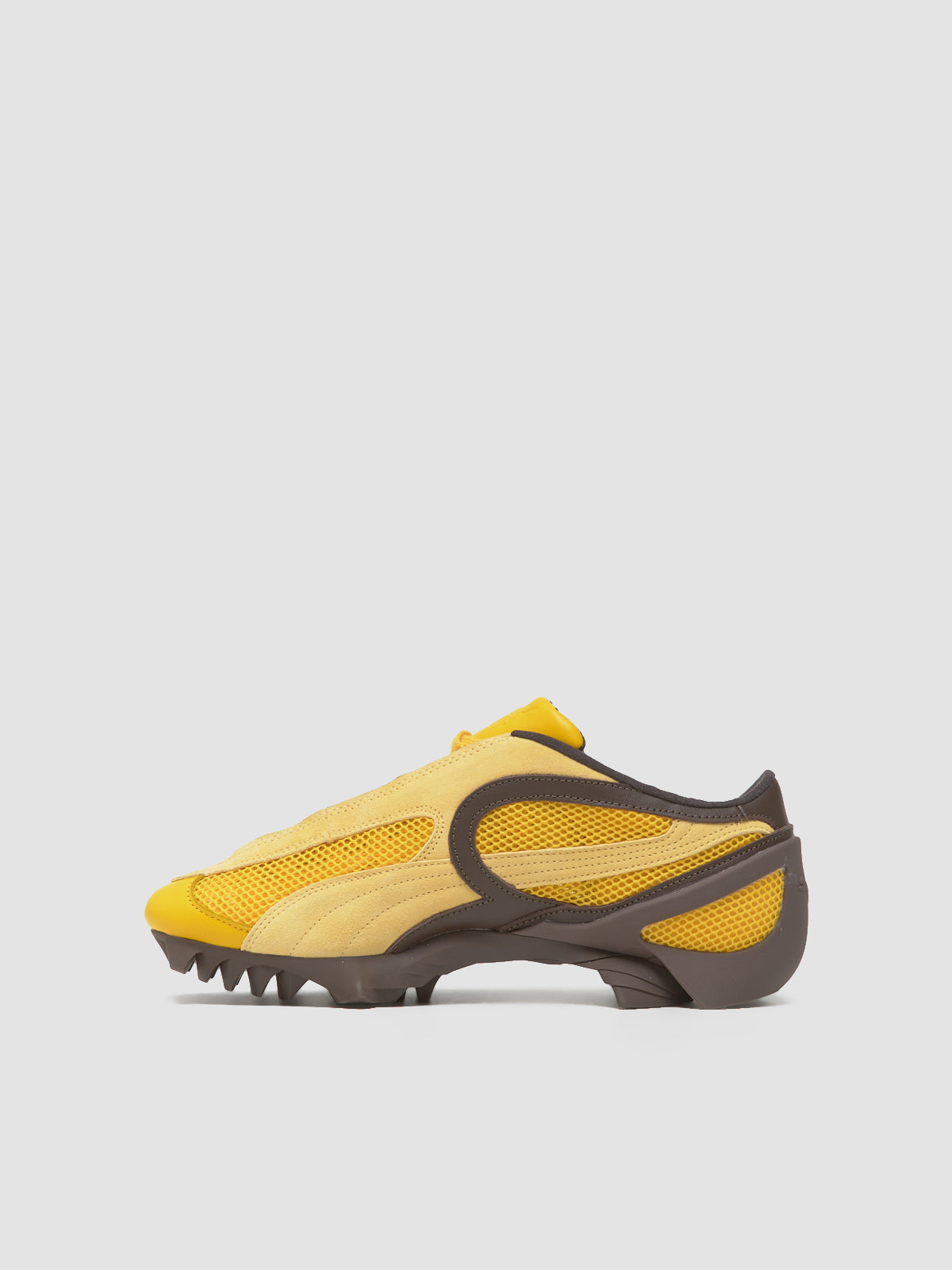 Beisser Sneaker in Yellow Sizzle & Brown