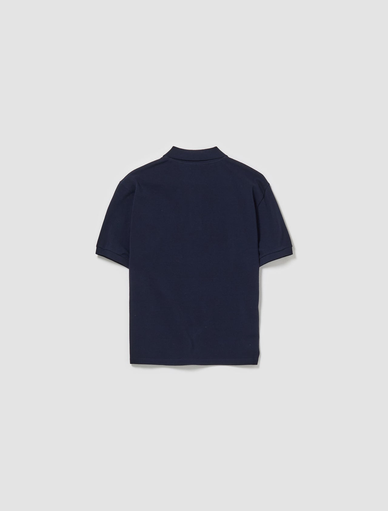Cotton Piqué Polo Shirt in Navy