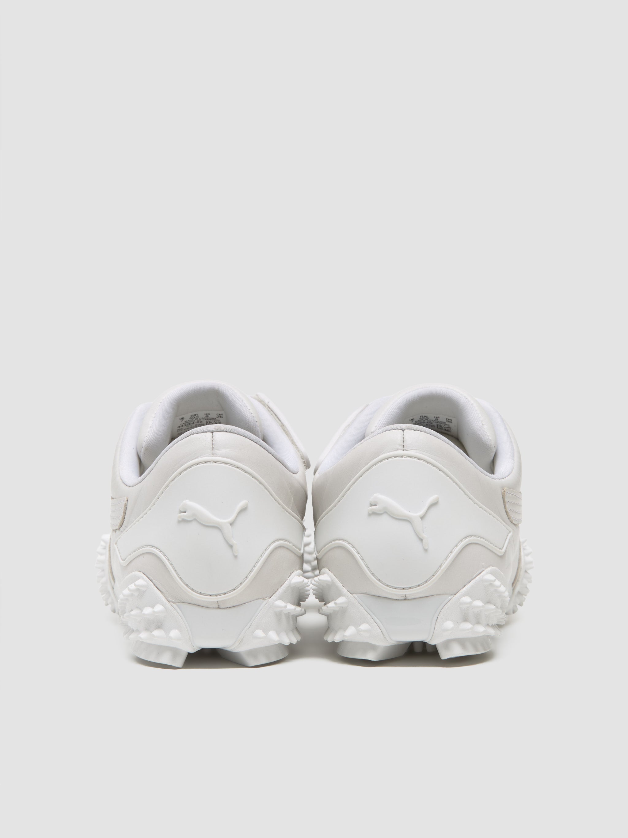 x Slam Jam Mostro Deboss Sneaker in White