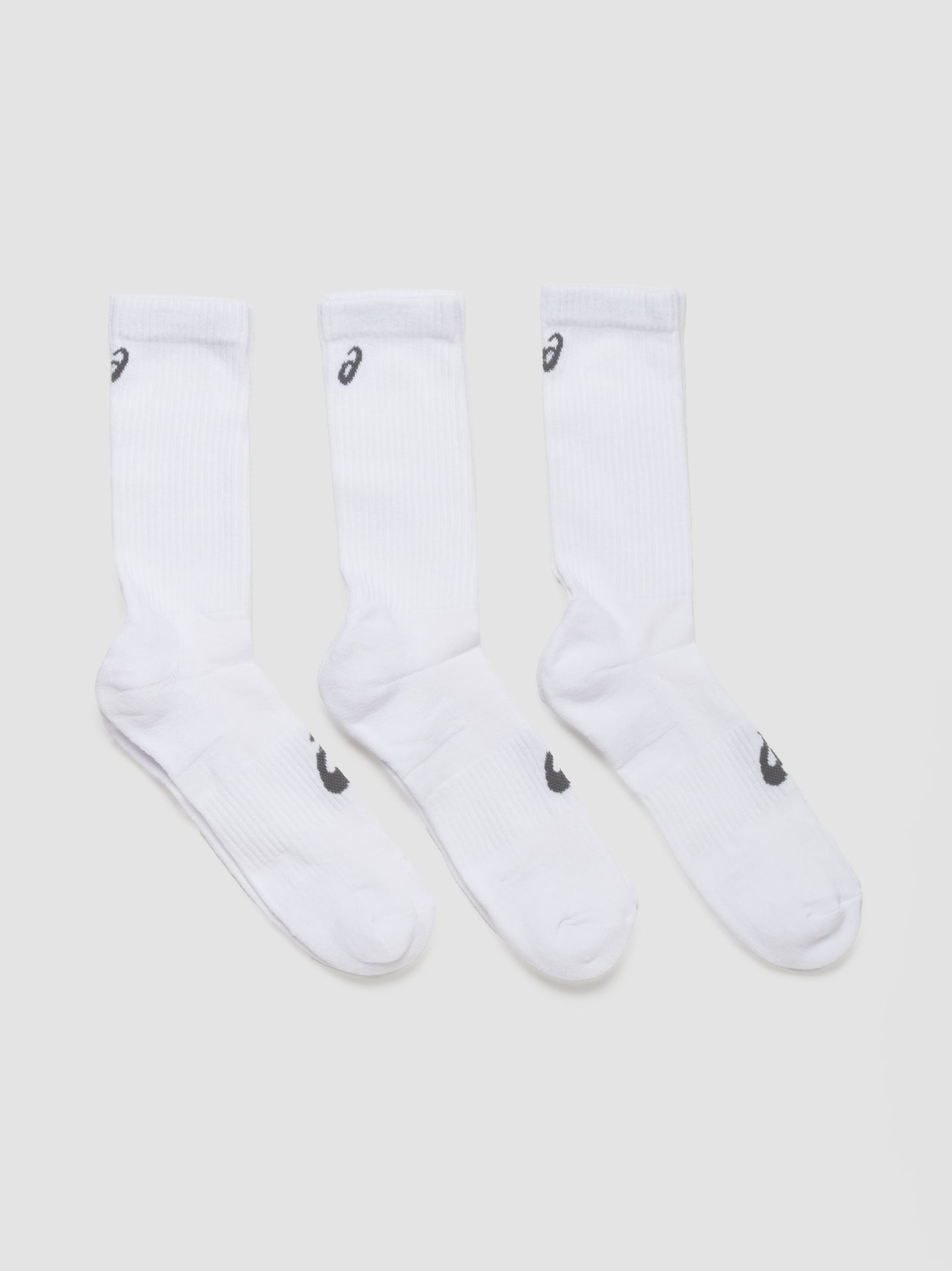 3 Pack Crew Socks in White